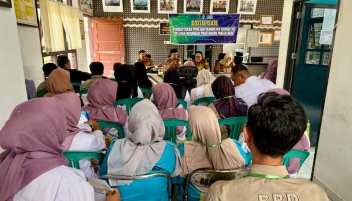 Sosialisasi, Pembentukan dan Penguatan Kapasitas PPID Desa Sialang Agung
