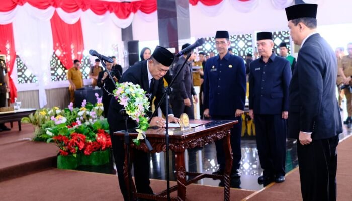 Syafaruddin Resmi Jabat Penjabat Sekretaris Daerah Kabupaten Muba