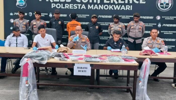 Kurang Dari 24 Jam, Polresta Manokwari Berhasil Ungkap Kasus Pembunuhan Sadis