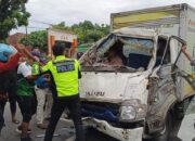 Kecelakaan Beruntun Libatkan Truk dan Motor di Tulungagung, Dua Orang Luka Serius Dilarikan ke RSUD Dr. Iskak