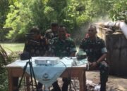 Program TNI Manunggal Air, Kodim 1803/Fakfak Ikuti Vicon Bersama KSAD