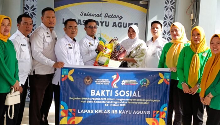 Lapas Kayuagung Rayakan Hari Bakti Kemenimipas dengan Kepedulian Sosial Masyarakat