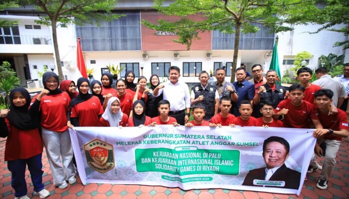 Gubernur Herman Deru Harapkan Atlet Anggar Sumsel Tunjukkan Performa Terbaik Pada Kejurnas Anggar 2025 di Sulteng