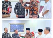 Bupati Karo Terima Pin Merah Putih dari Wagub Bengkulu