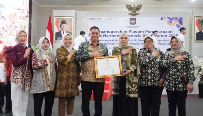 Pagar Alam Terima Penghargaan Indeks Harmoni Indonesia 2025