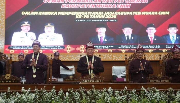 Gubernur Herman Deru Dorong Efisiensi Cerdas dan Inovasi Daerah di HUT ke-79 Muara Enim