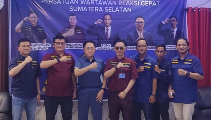 PWRC Kukuhkan Pengurus Baru Sumsel, Komitmen Jadi Organisasi Jurnalistik Kredibel