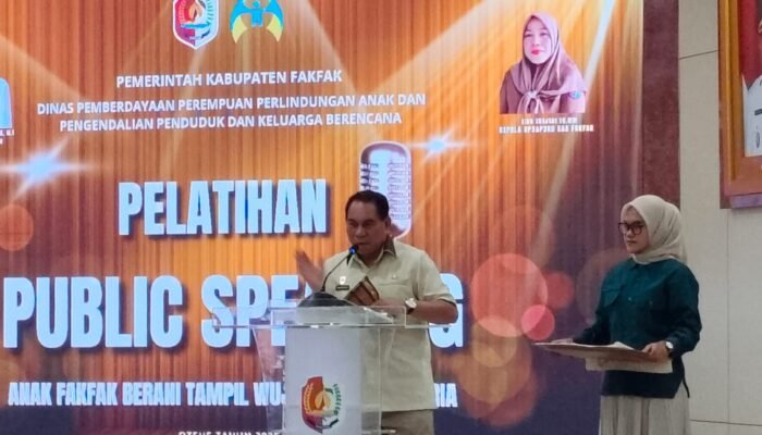Buka Pelatihan Public Speaking, Bupati Samaun Dahlan Titipkan Pesan Positif Untuk Anak