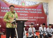 Bupati Subandi Resmikan Podcast dan Studio Mini Milik PGRI Sidoarjo