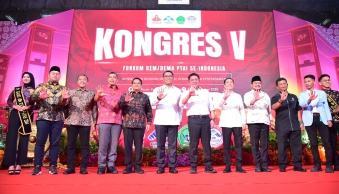Digelar di UIN Raden Fatah, Wako dan Wawako Palembang Hadiri Kongres ke-V BEM PTAI Se-Indonesia