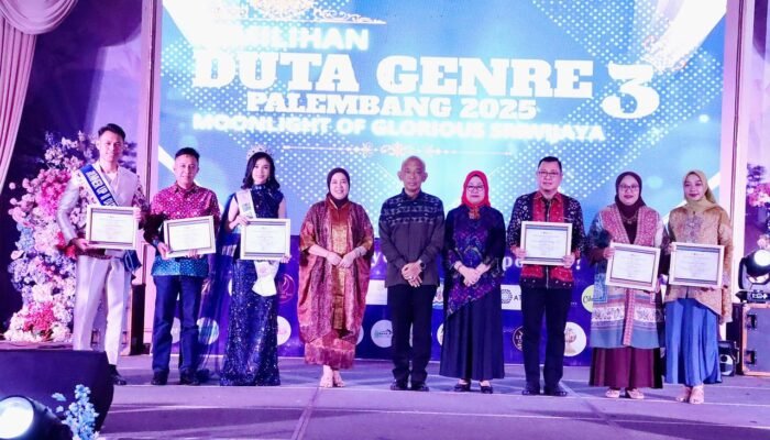 Selaku Bunda GenRe, Dewi Sastrani Hadiri Langsung Pemilihan Duta Genre Palembang 2025