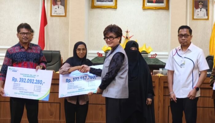 BPJS Ketenagakerjaan Serahkan Santunan Klaim di Lampung: Bukti Komitmen Negara Lindungi Pekerja dan Keluarga