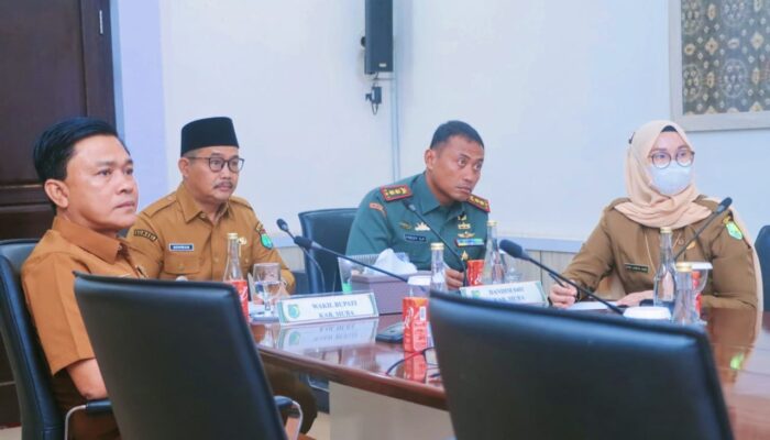 Wabup Muba Kyai Abdur Rohman Husen dan Dandim Ikuti Rapat KDKMP Nasional