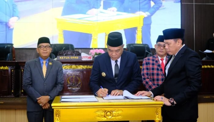 DPRD dan Bupati Muba Sahkan RAPBD 2026, Fokus pada Transformasi Ekonomi Daerah