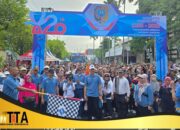 Rangkaian Hari Jadi ke-820 Kabupaten Tulungagung, Bupati Gatut Sunu Berangkatkan “Mlaku Bareng” Ribuan Warga Tumpah Ruah