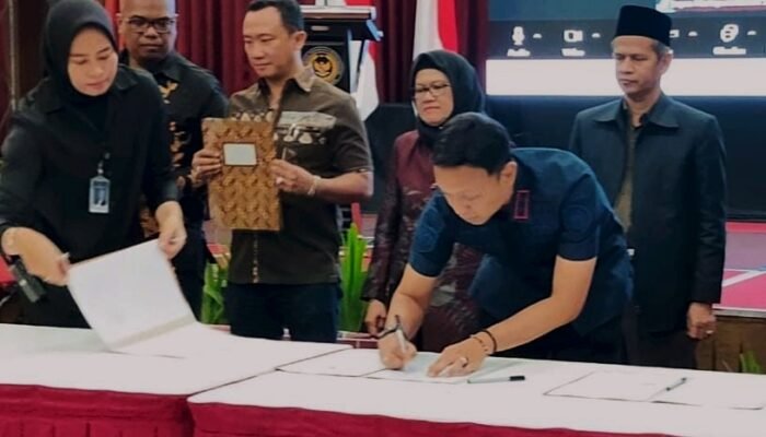 Melalui LCC, Rutan Kelas I Palembang Tandatangani MoU Dengan PKS
