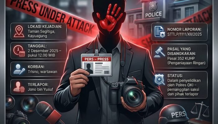 Ancaman Dibalik Berita, Wartawan di OKI Dianiaya Preman