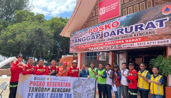 Wujud Kepedulian, PTBA Kirim Bantuan dan Tim Tanggap Bencana ke Wilayah Terdampak Banjir Sumatera