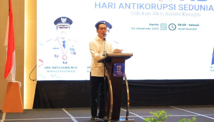 Budaya Kerja Bersih Jadi Fokus Palembang dalam Peringatan Hakordia 2025