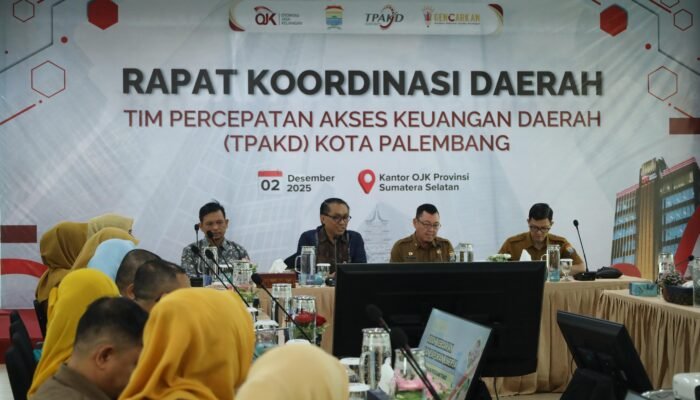 OJK Sumsel dan Pemkot Palembang Perkuat Sinergi Percepatan Akses Keuangan