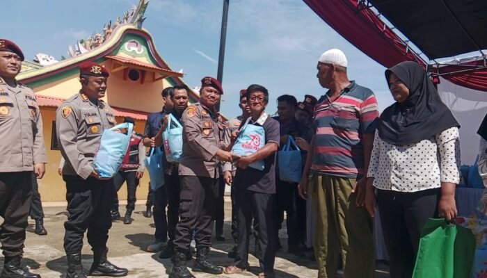 HUT Reserse Polri ke 78, Polda Sumsel Sambangi Slum Area dan Rawan Kejahatan Narkoba