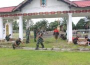 Hari Juang TNI AD, Kodim 1206 Putussibau Laksanakan Karya Bhakti di TMP Manalo Marajuang