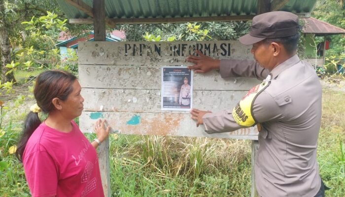 Waspada Bencana Alam Polsek Embaloh Hulu Sosialisasi Antisipasi Banjir dan Tanah Longsor