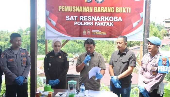 Sat Resnarkoba Polres Fakfak Ungkap Kasus Narkotika dan Miras Lokal