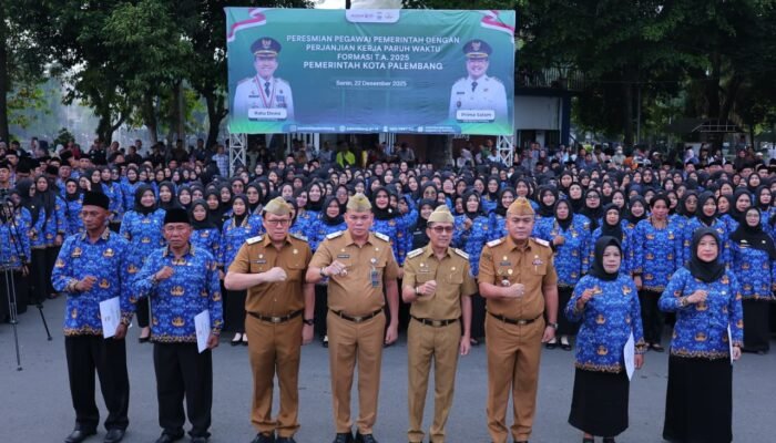 Ratu Dewa Tegaskan Keberpihakan kepada Pekerja Lapangan, 2.037 PPPK Paruh Waktu Resmi Dilantik