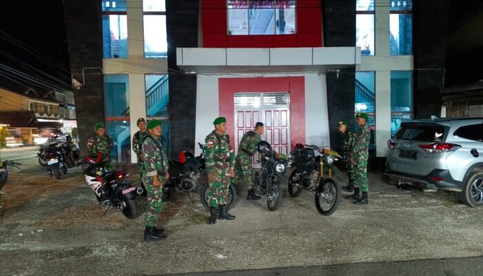 Kodim 1206 Putussibau Luncurkan Patroli Malam Intensif di Jantung Kota Kapuas Hulu