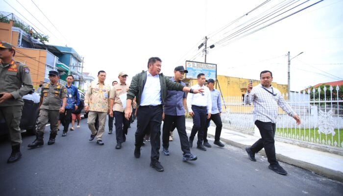 Tinjau Proyek Jalan di Lubuk Linggau, Herman Deru Tegaskan Komitmen Pemerataan Pembangunan