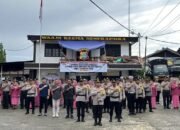 42 Anggota Polres Fakfak Naik Pangkat, Kapolres Fakfak Tekankan Integritas, Disiplin dan Tanggung Jawab