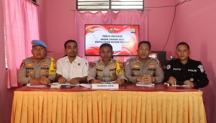 Ini Catatan Kriminal dan Prestasi Polres Fakfak Sepanjang Tahun 2025