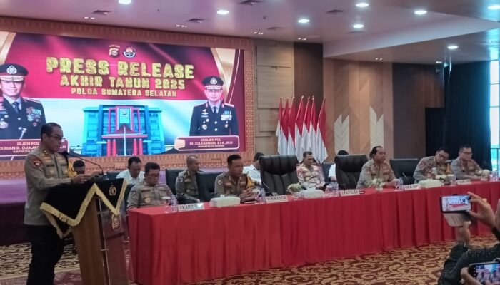 Kinerja Polda Sumsel 2025 : Tekan Kriminalitas, Tantangan Lalu Lintas Masih Menguat