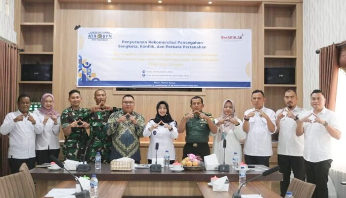 BPN Pagar Alam Gelar Rapat Pencegahan Sengketa dan Konflik Pertanahan