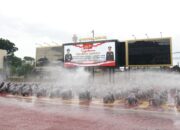 Upacara Korp Raport Awal Tahun, 138 Personel Polresta Sidoarjo Terima Kenaikan Pangkat