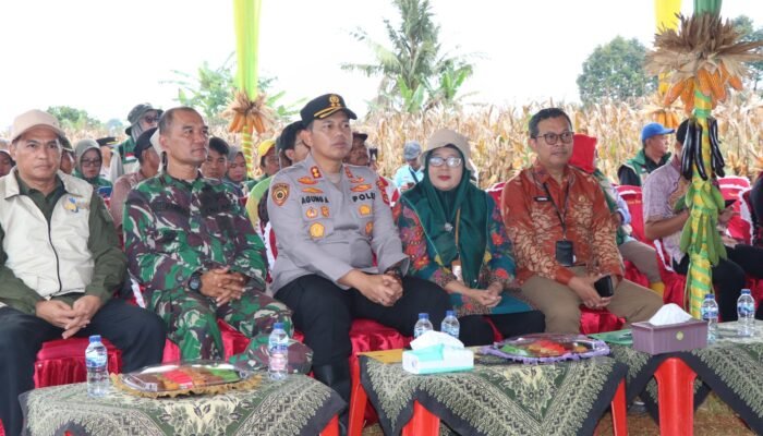 Polres Musi Rawas Bersama Stakeholder Ikuti Zoom Meeting Panen Raya Jagung Kuartal IV 2025