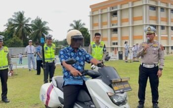 Police Go To School di SMA Xaverius Jambi, Ditlantas Polda Tanamkan Kesadaran Tertib Lalu Lintas Sejak Dini