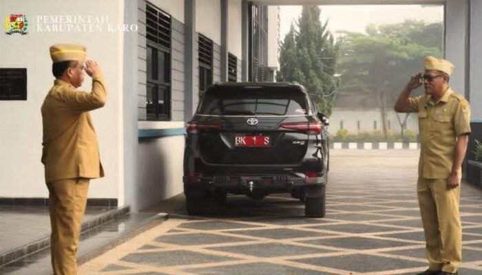 Bupati Karo pimpin Apel Gabungan, Ribuan Asn Hadir