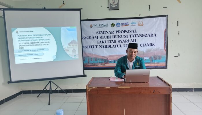 Kepala Desa Cikukulu Karangnunggal Bangga Menjadi Bagian dari Mahasiswa INU Ciamis, Laksanakan Seminar Proposal Skripsi dengan Lancar
