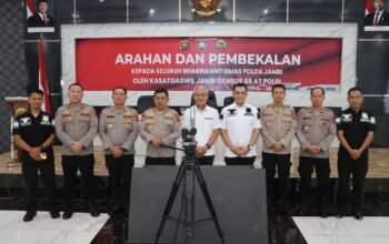 Densus 88 ‘Bekali’ Bhabinkamtibmas Polda Jambi