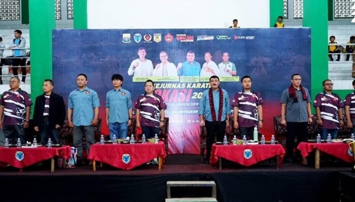 Wakili Bupati Batang Hari Pj Sekda Buka Kejurnas Karate GOKASI Tahun 2026