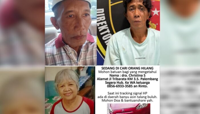 Kasus Hilangnya Pensiunan Guru di Palembang Terungkap, Polda Sumsel Amankan Tiga Tersangka