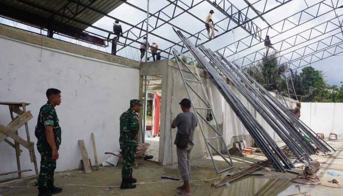 Cek Progres Pembangunan KDKMP Desa Sibau Hulu, Dandim 1206 Putussibau: Dalam Waktu Dekat Akan Diresmikan 