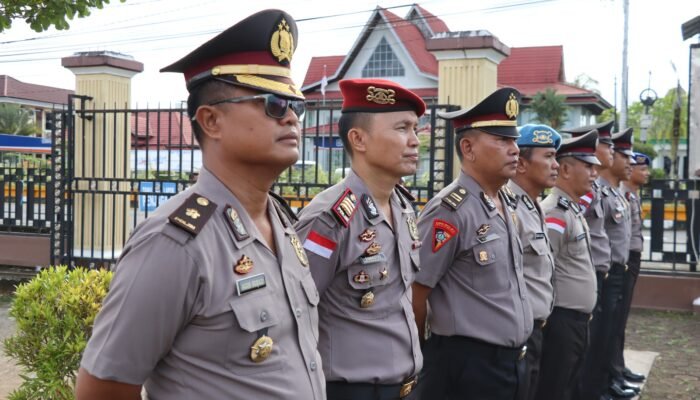 66 Personil Polres Kapuas Hulu Naik Pangkat Diawal Tahun 2026