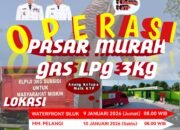 Atasi Kelangkaan Gas Elpiji 3 Kilogram, Besok Digelar Operasi Pasar, 25 Ribu/Per tabung, Ini lokasinya