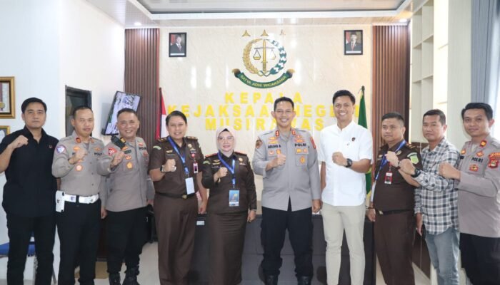 Perkuat Sinergitas Dalam Penegakan Hukum, Kapolres Musi Rawas Kunjungi Kejaksaan Negeri Mura