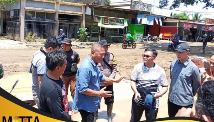 Bupati Tulungagung Sidak Jalan Terendam Banjir Lumpur di Desa Besole, Temukan Aksi Perusakan Aspal
