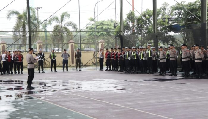 Wakapolres Musi Rawas Pimpin Apel Gelar Pasukan Operasi Keselamatan Musi 2026