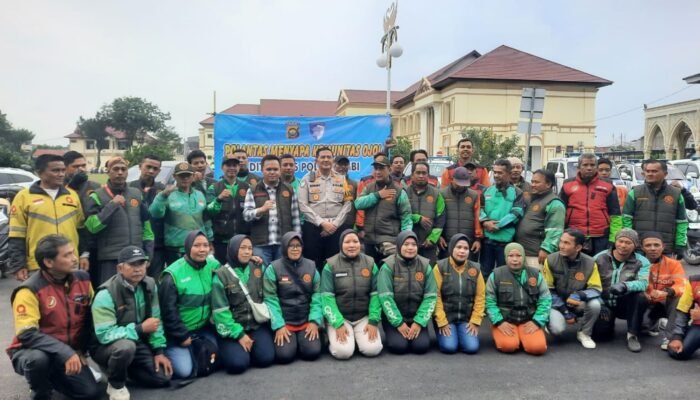 Ditlantas Polda Jambi Gandeng Ojol Wujudkan Lalu Lintas Aman